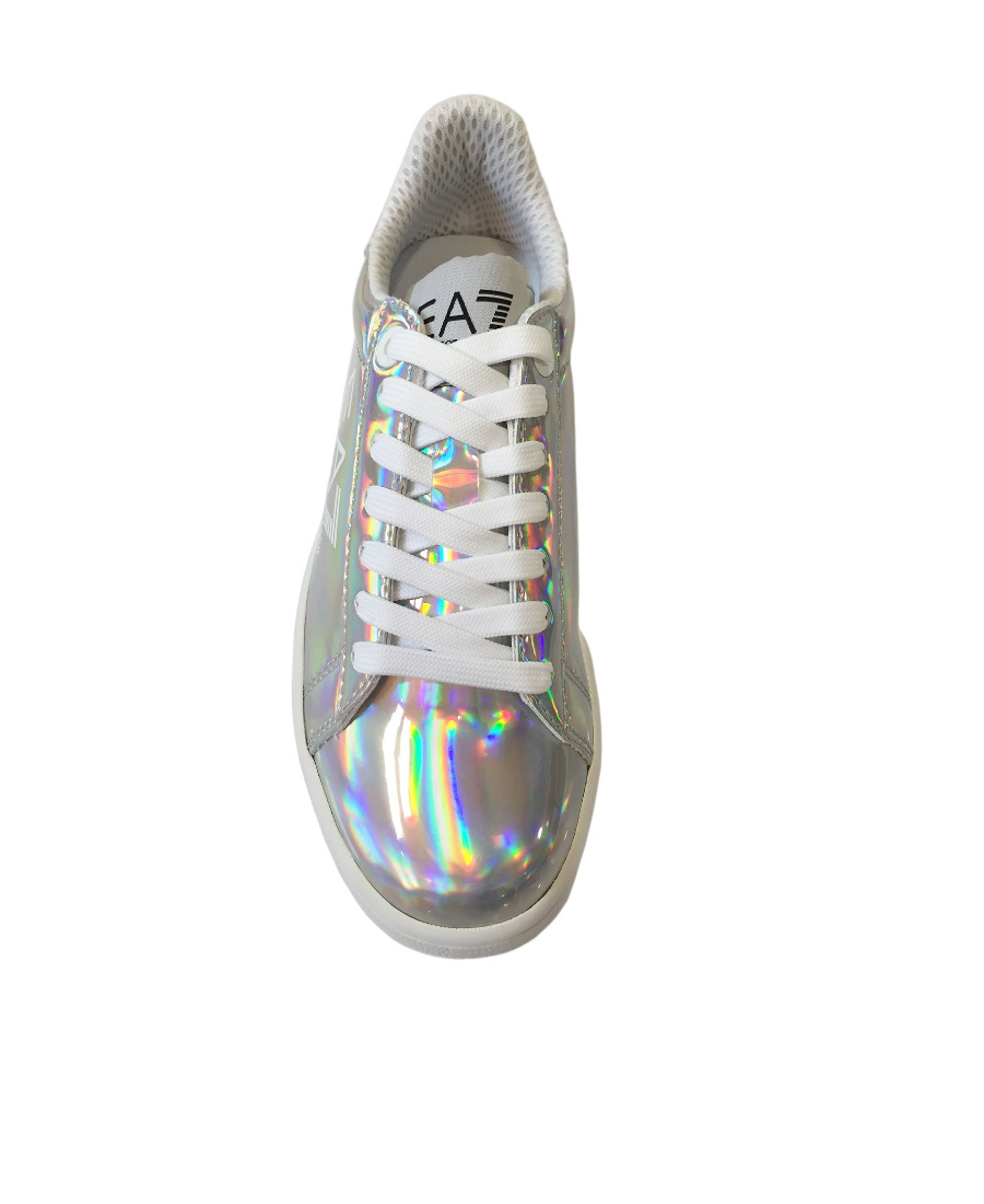 Ea7 Logo Details Casual Sneakers In Multicolor