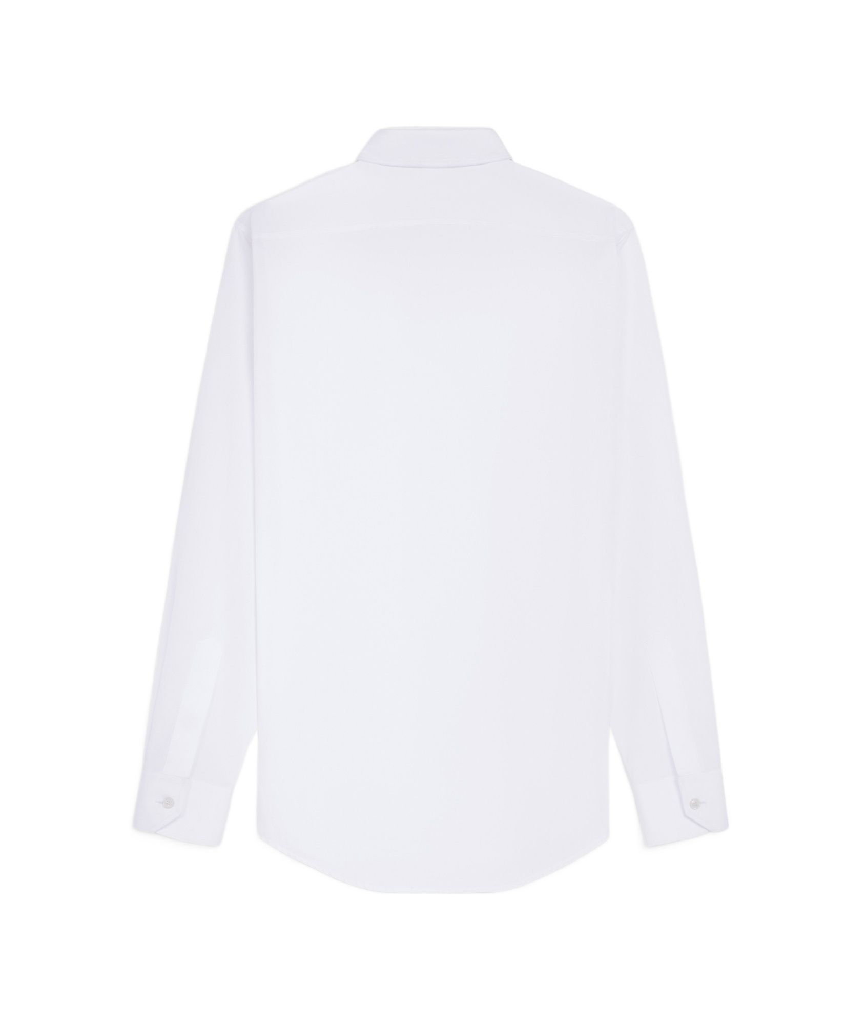 Celine Logo Logo Long-sleeved Shirt In White