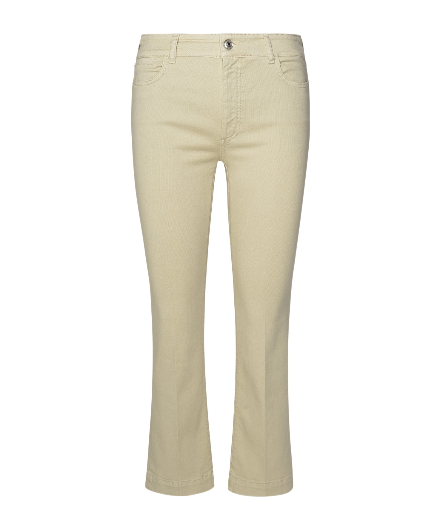 Sportmax Nilly Cotton Denim Jeans Women In Gold