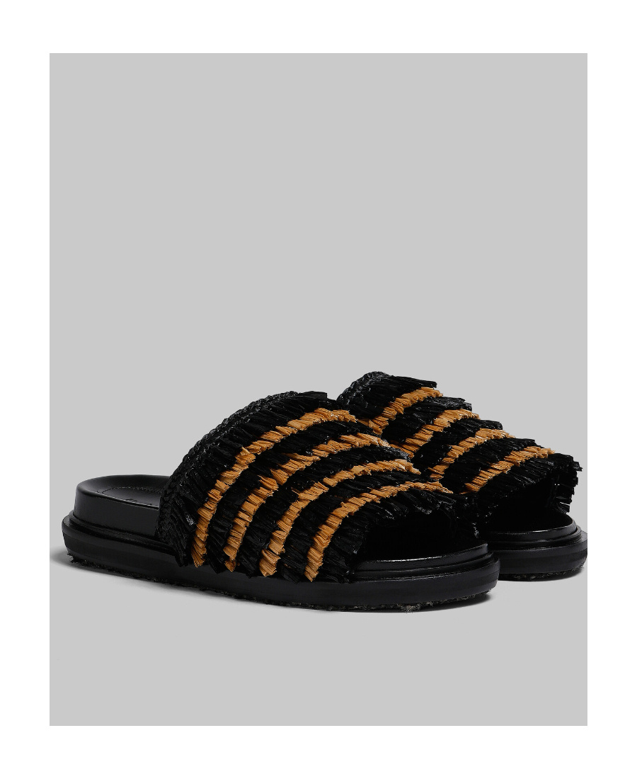 Marni Opent-toe Sandals In Black