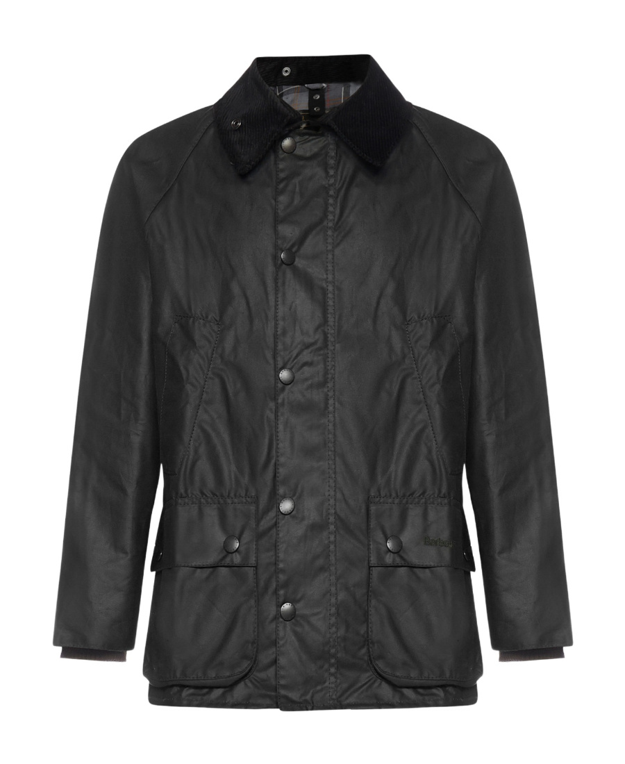 Shop Barbour Bedale Wax Jacket In Black