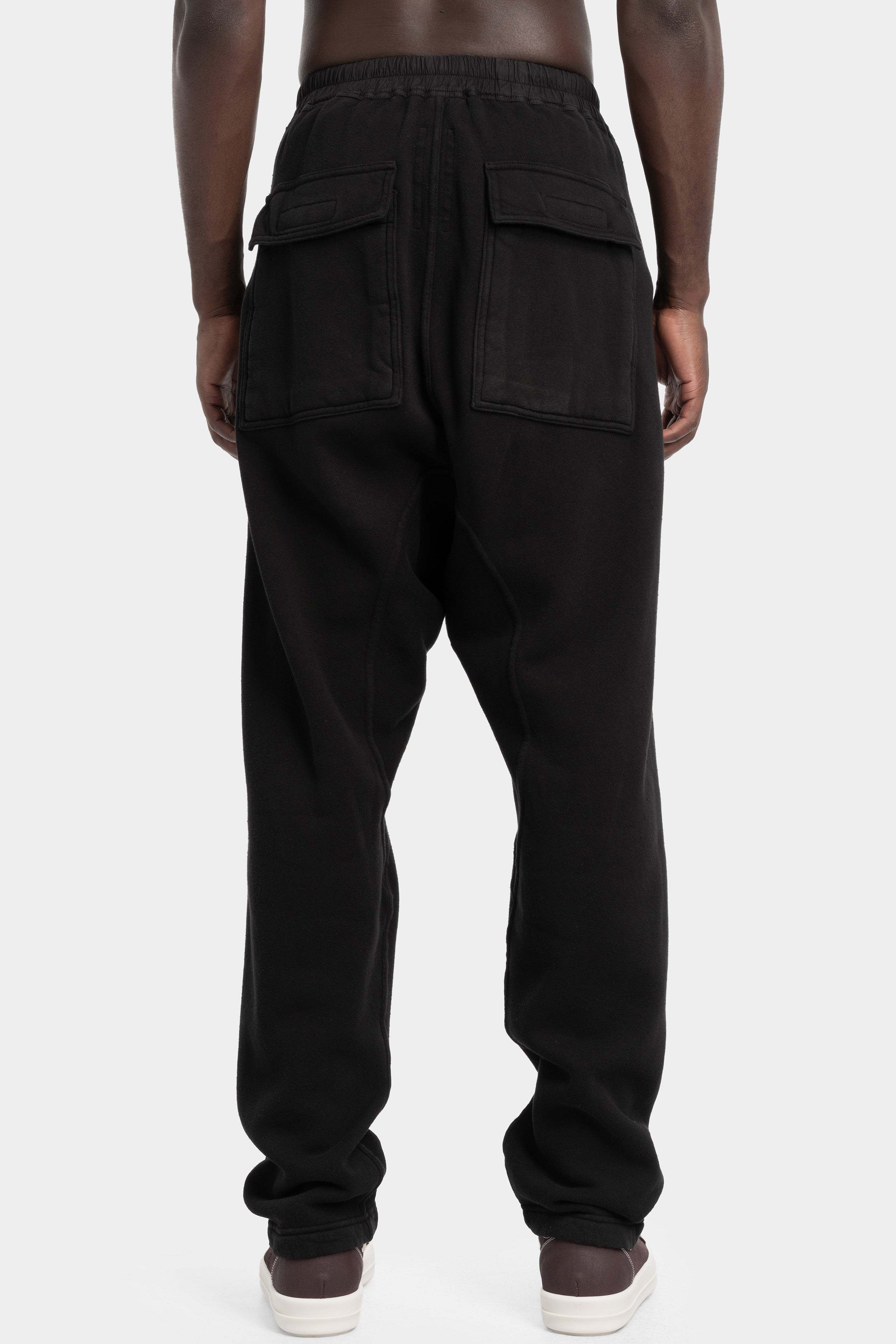 Rick Owens Drkshdw Workwear Drawstring Pants In Black