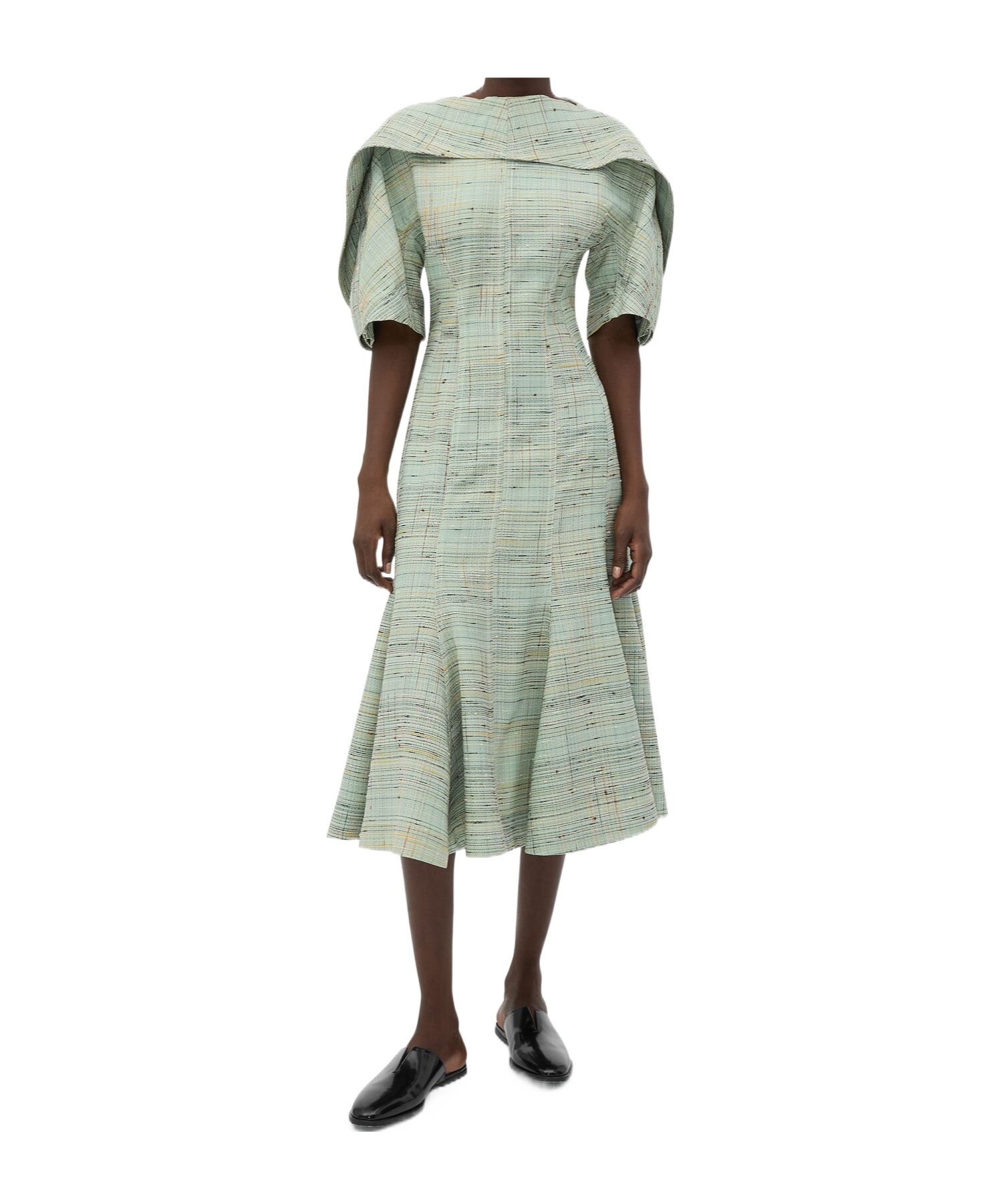 BOTTEGA VENETA KNOTTED VISCOSE DRESS