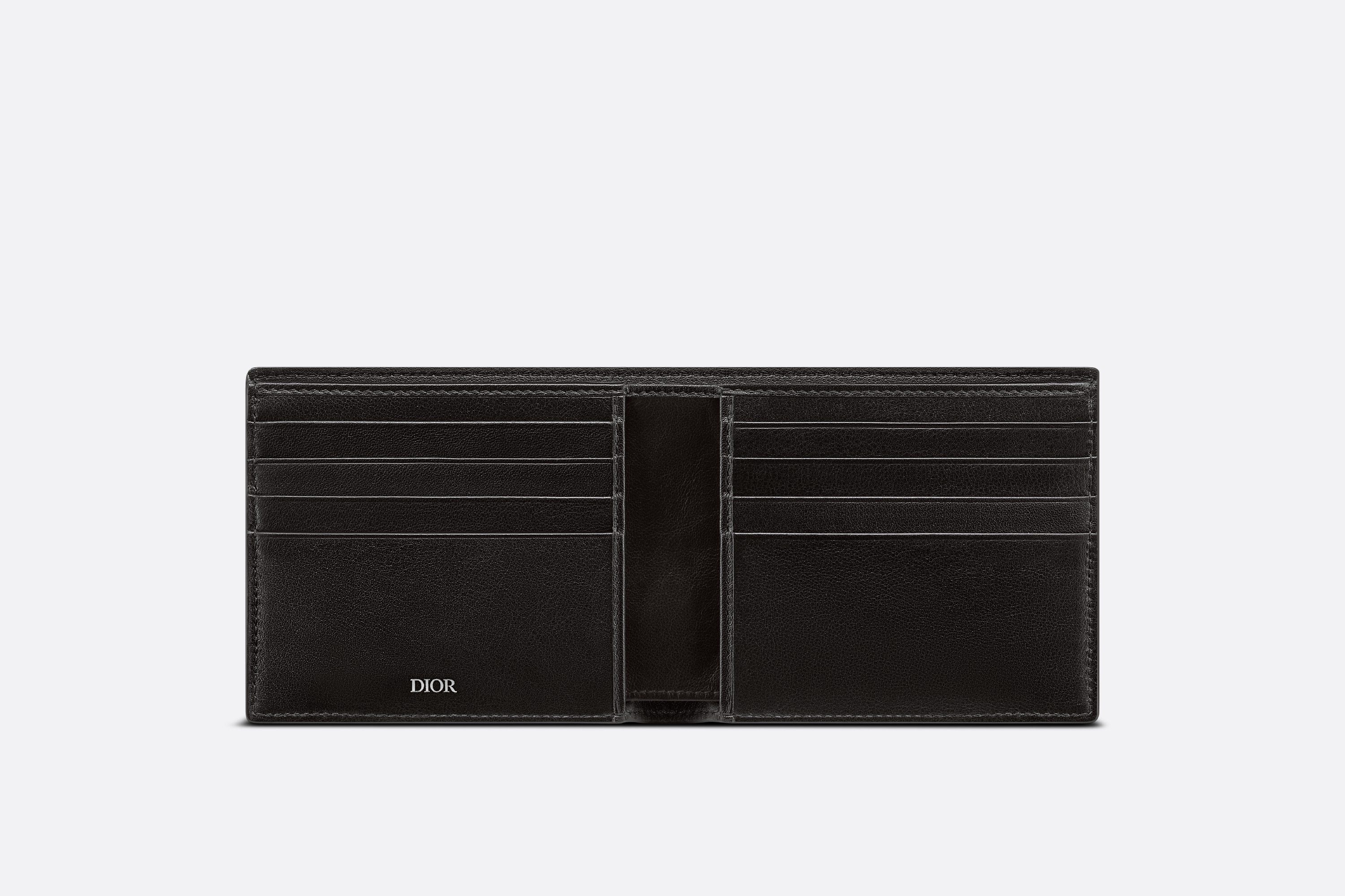 DIOR DIOR HOMME CD ICON SIGNATURE WALLET