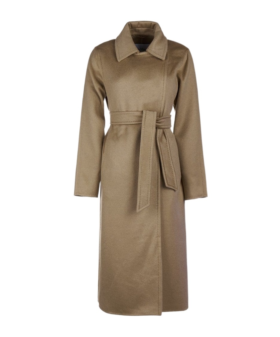 Max Mara Abito Chemisier Olimpia In Popeline Fango  Donna In Brown