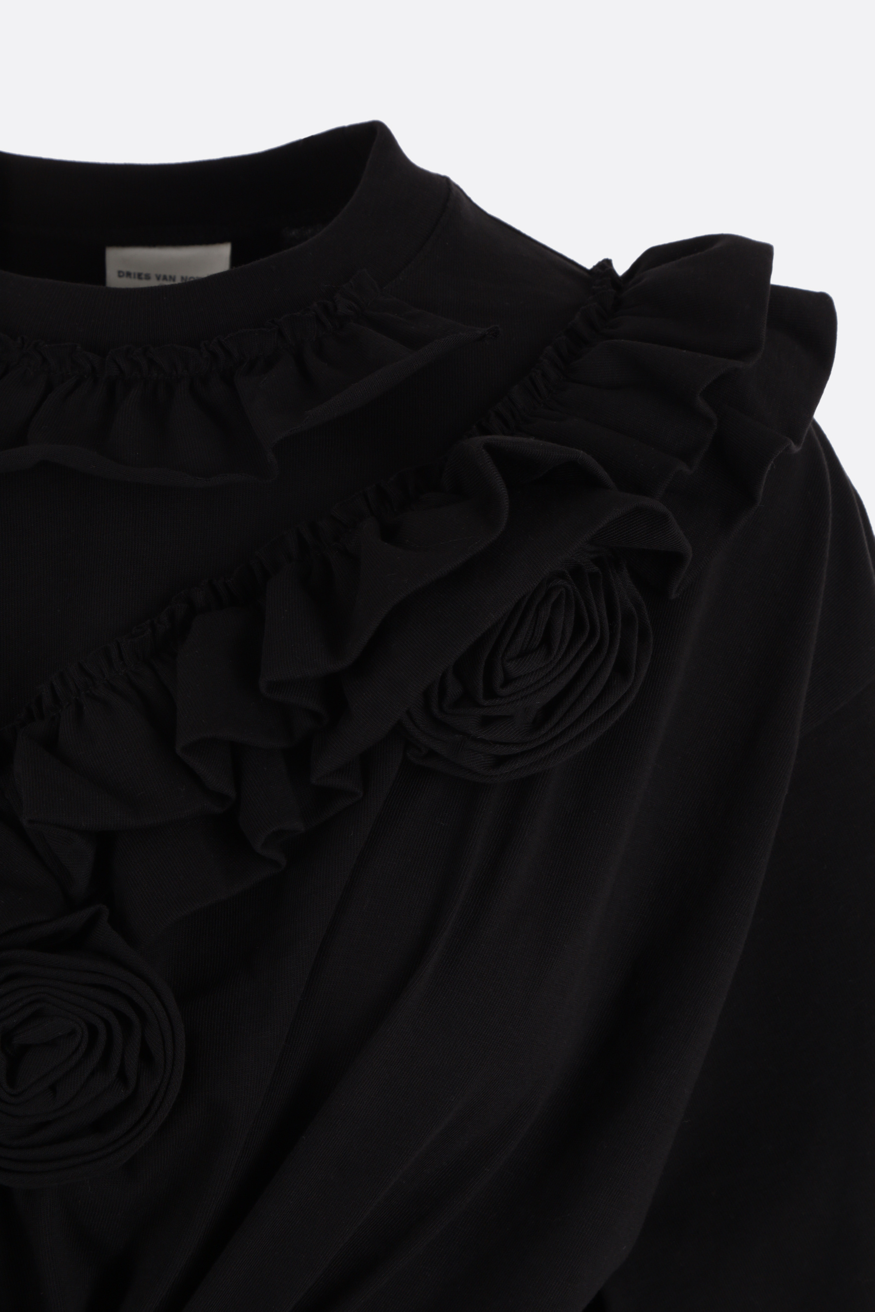 Shop Dries Van Noten Logo Short-sleeved T-shirt In Black