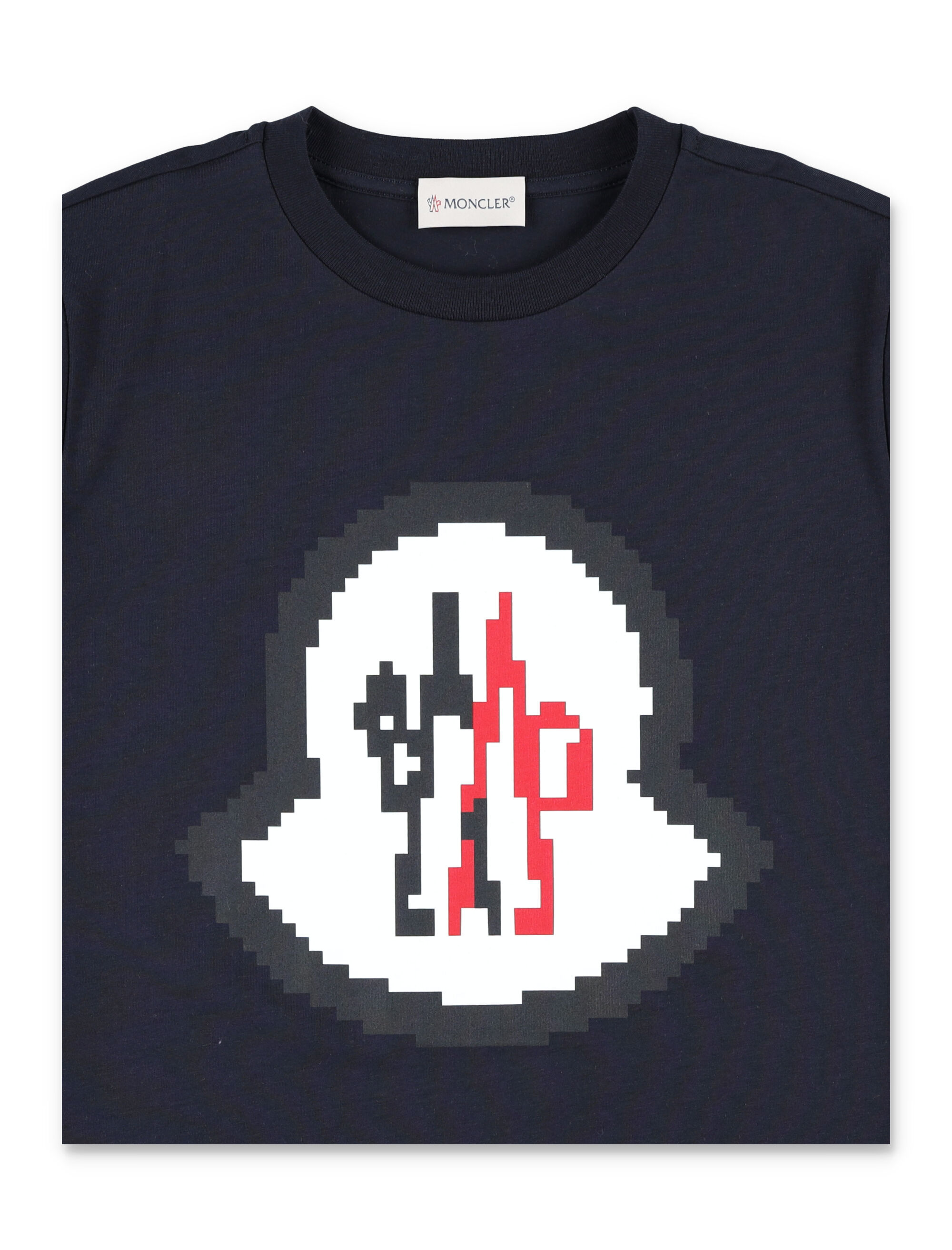 Moncler Short-sleeved T-shirt In Blue