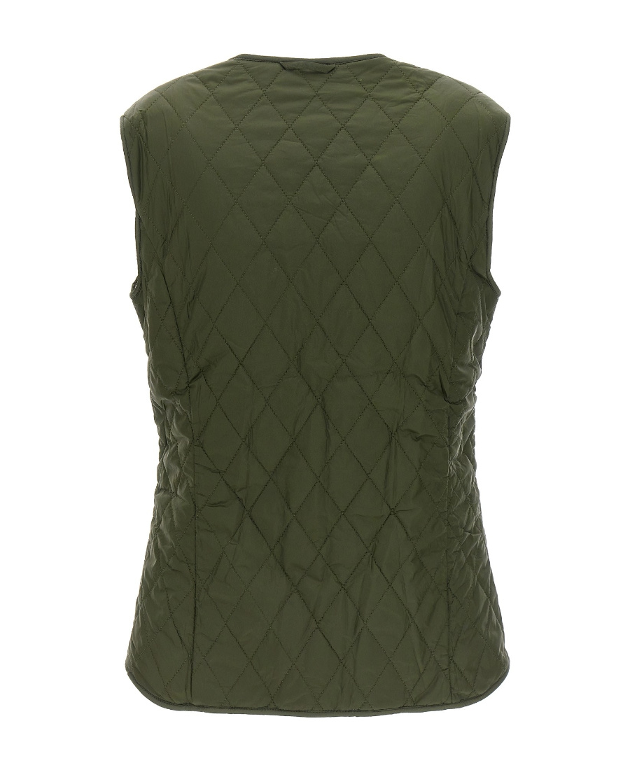 Barbour Reversible Zipped Gilet In Green