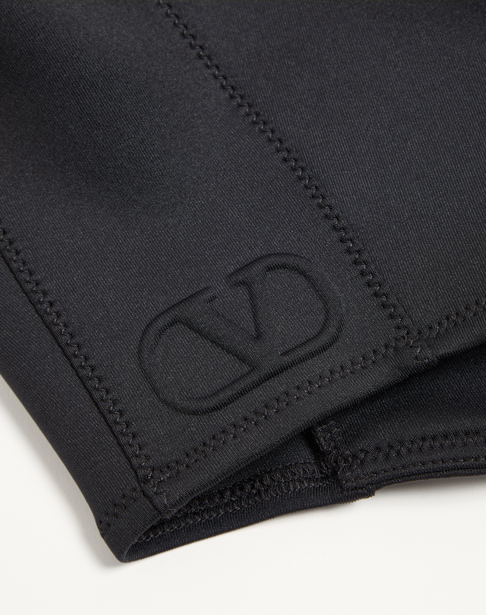 Valentino Vlogo Signature Knit Hoodie With Zip In Brown