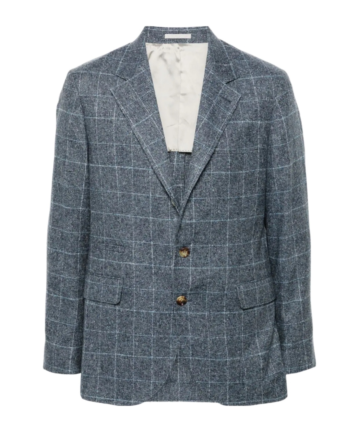 BRUNELLO CUCINELLI CHECK-PATTERN BLAZER