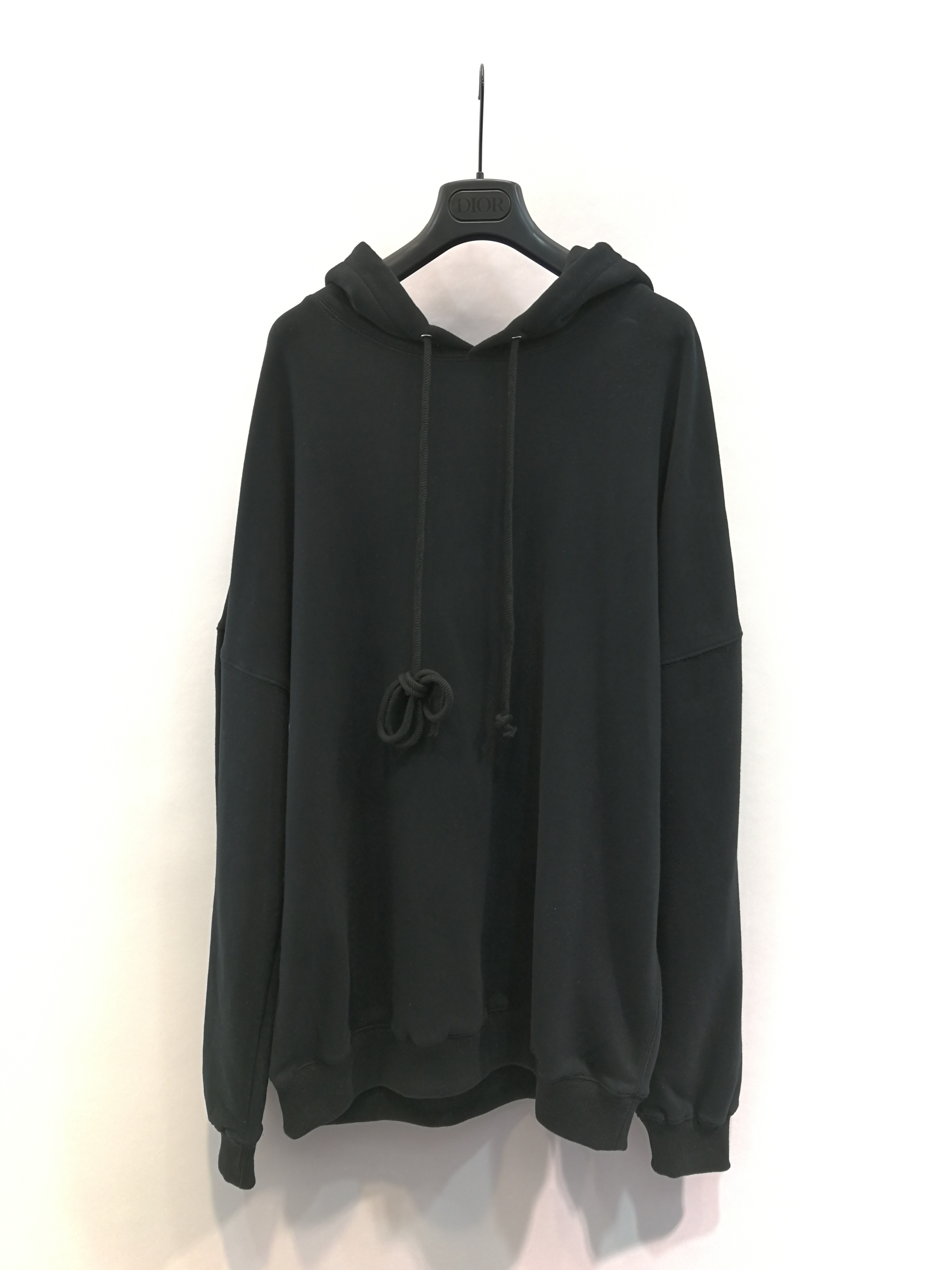 We11 Done Logo Print Hoodie In Black