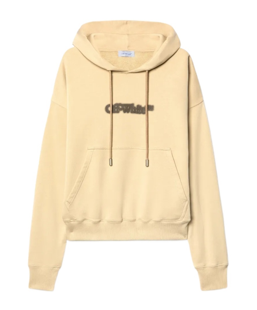 Off-white Spray Arrow Skate Hoodie In Nude