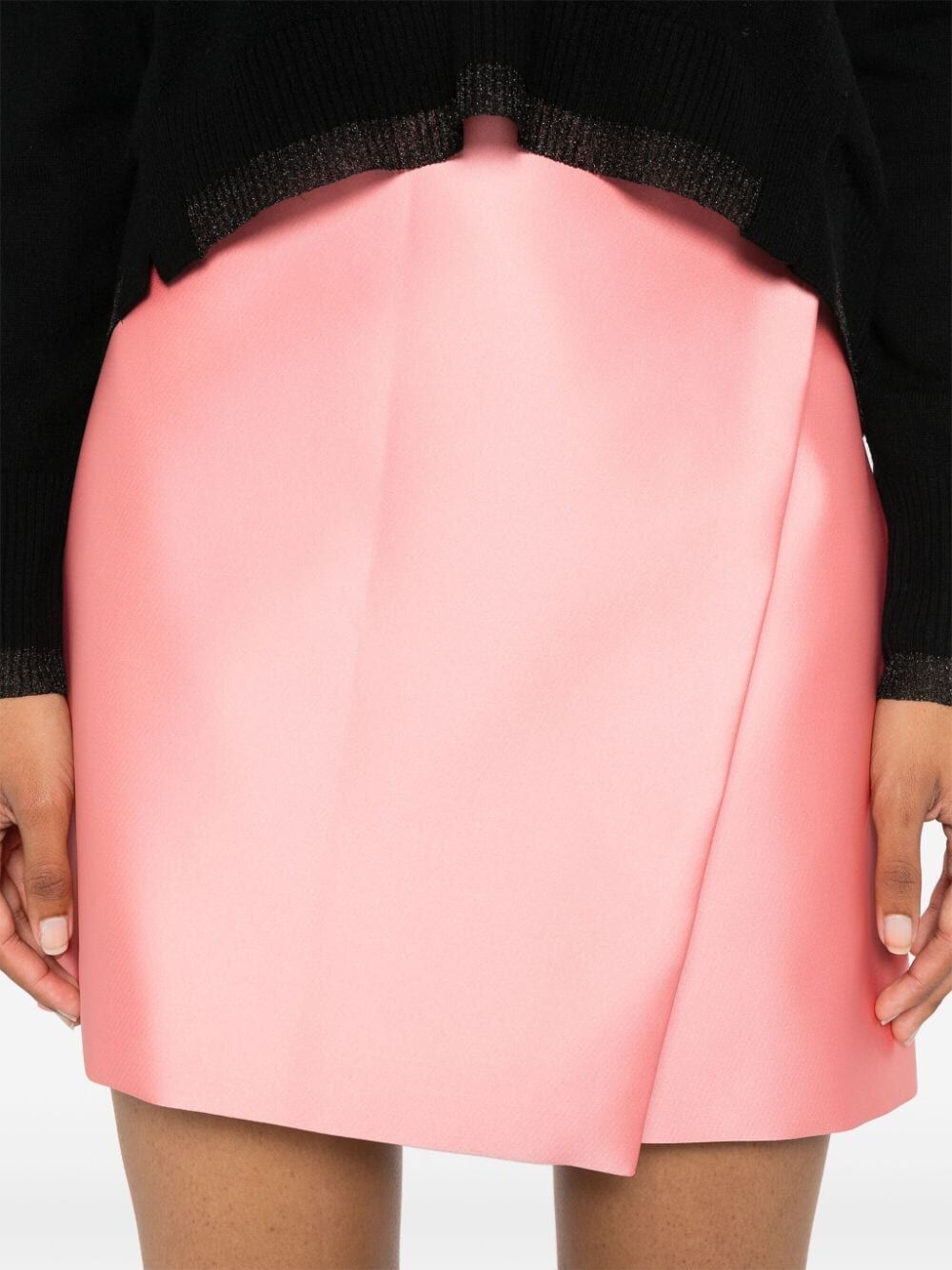Philosophy Di Lorenzo Serafini Wraparound Style Mini Skirt In Pink