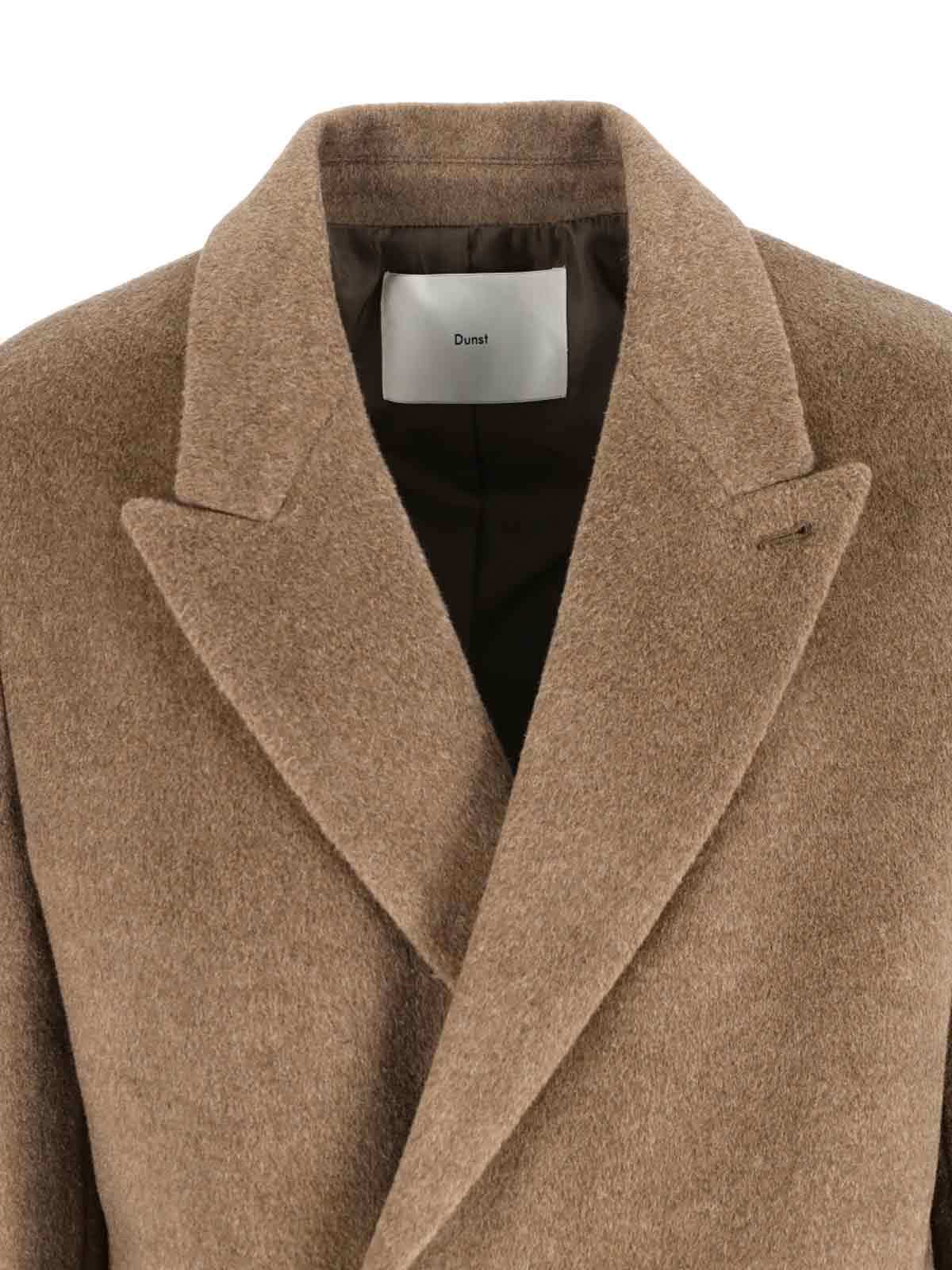 Dunst Button Single-breasted Coat In Gold