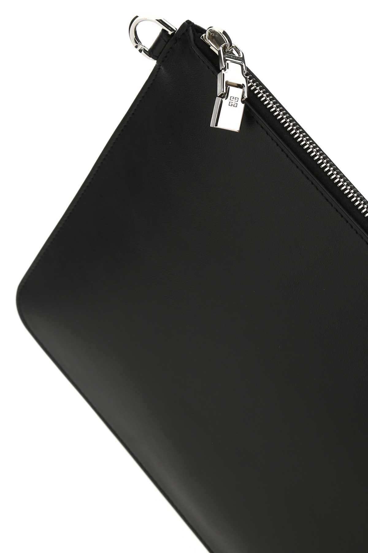 Givenchy Logo-print Leather Wallet In Black