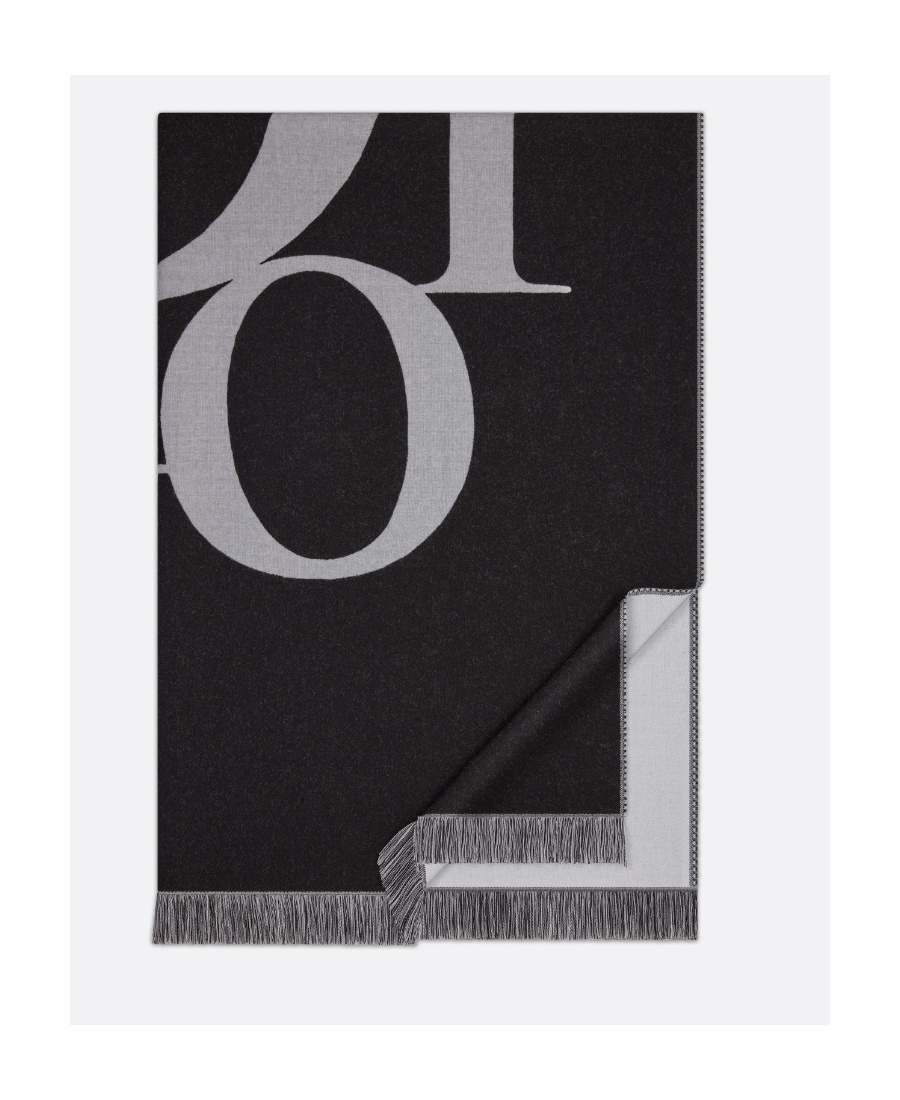 Dior Logo Scarf In Black