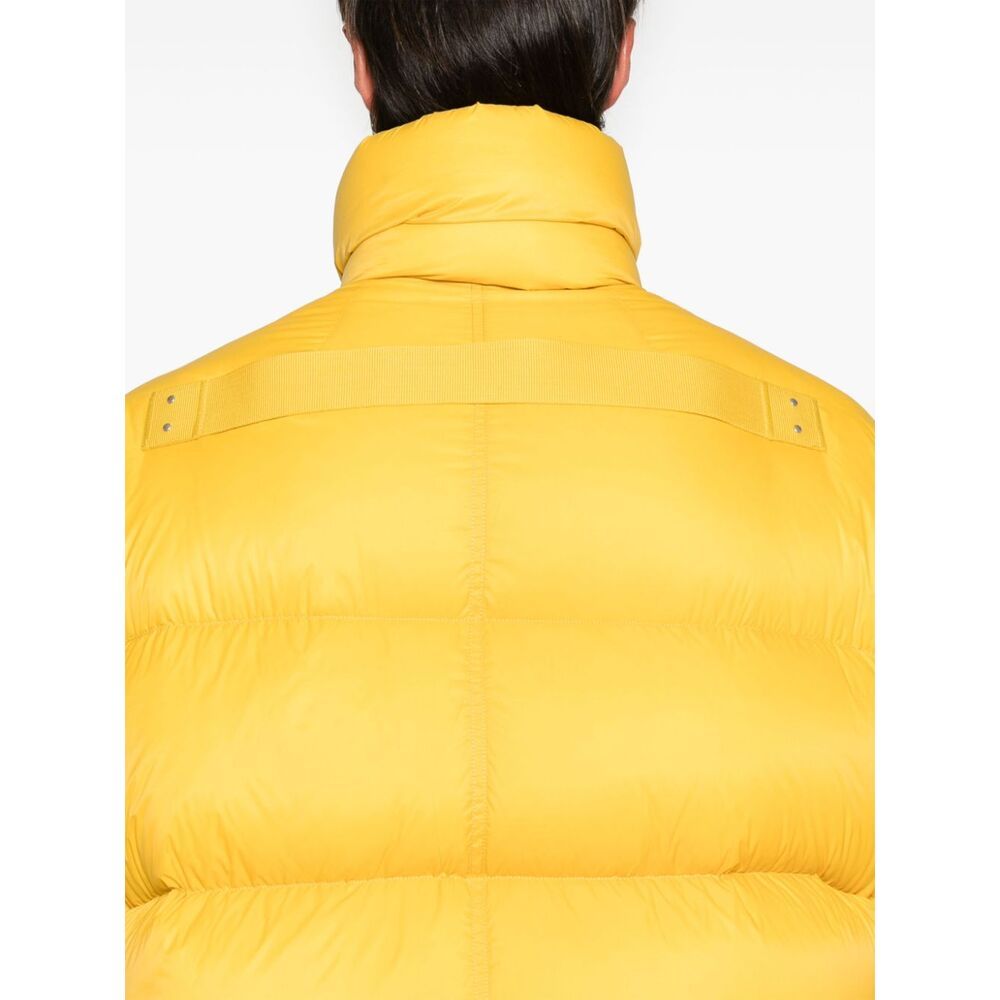 Rick Owens Turtle Jacket In Yellow