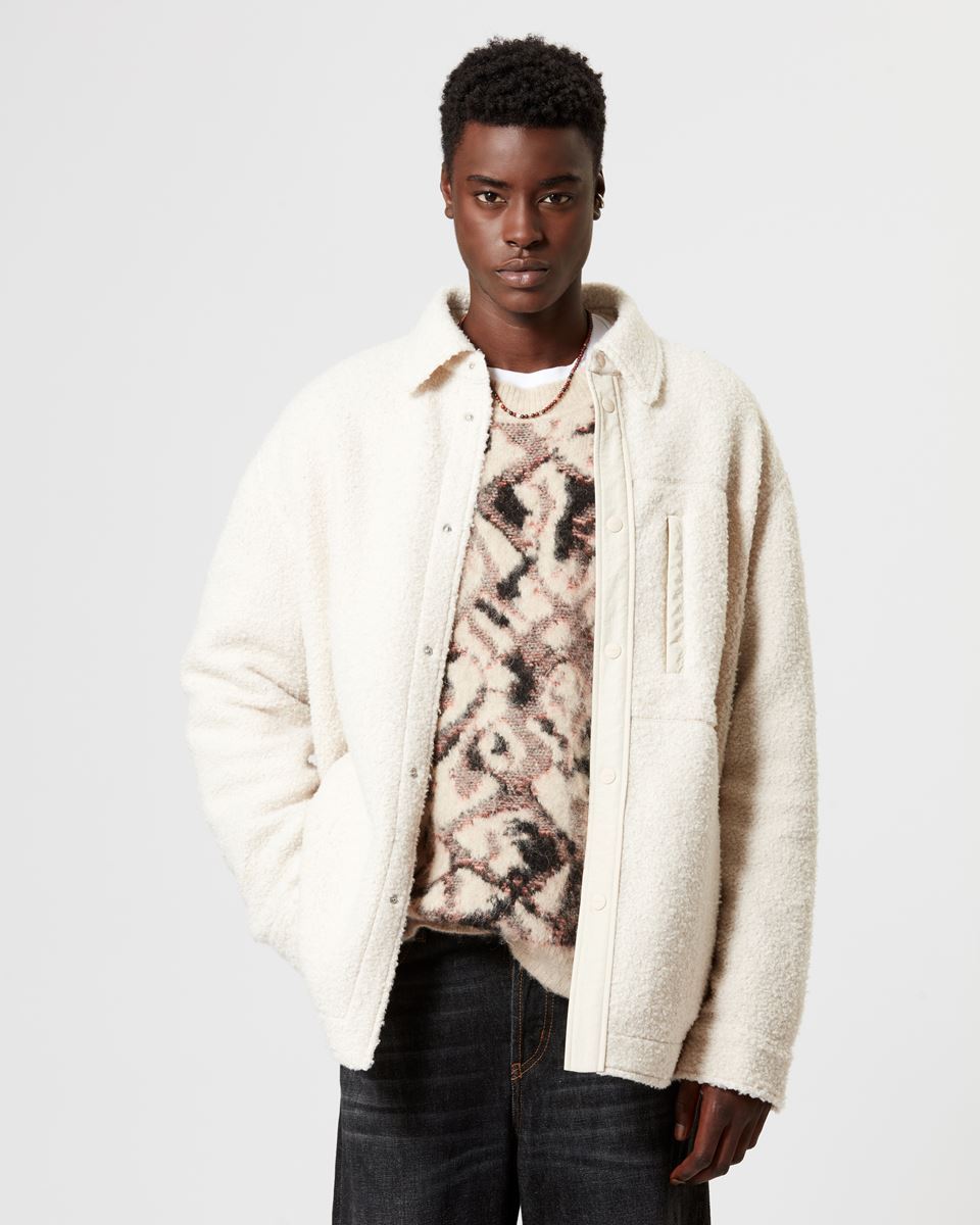 Isabel Marant Long-sleeved Button Jacket In White