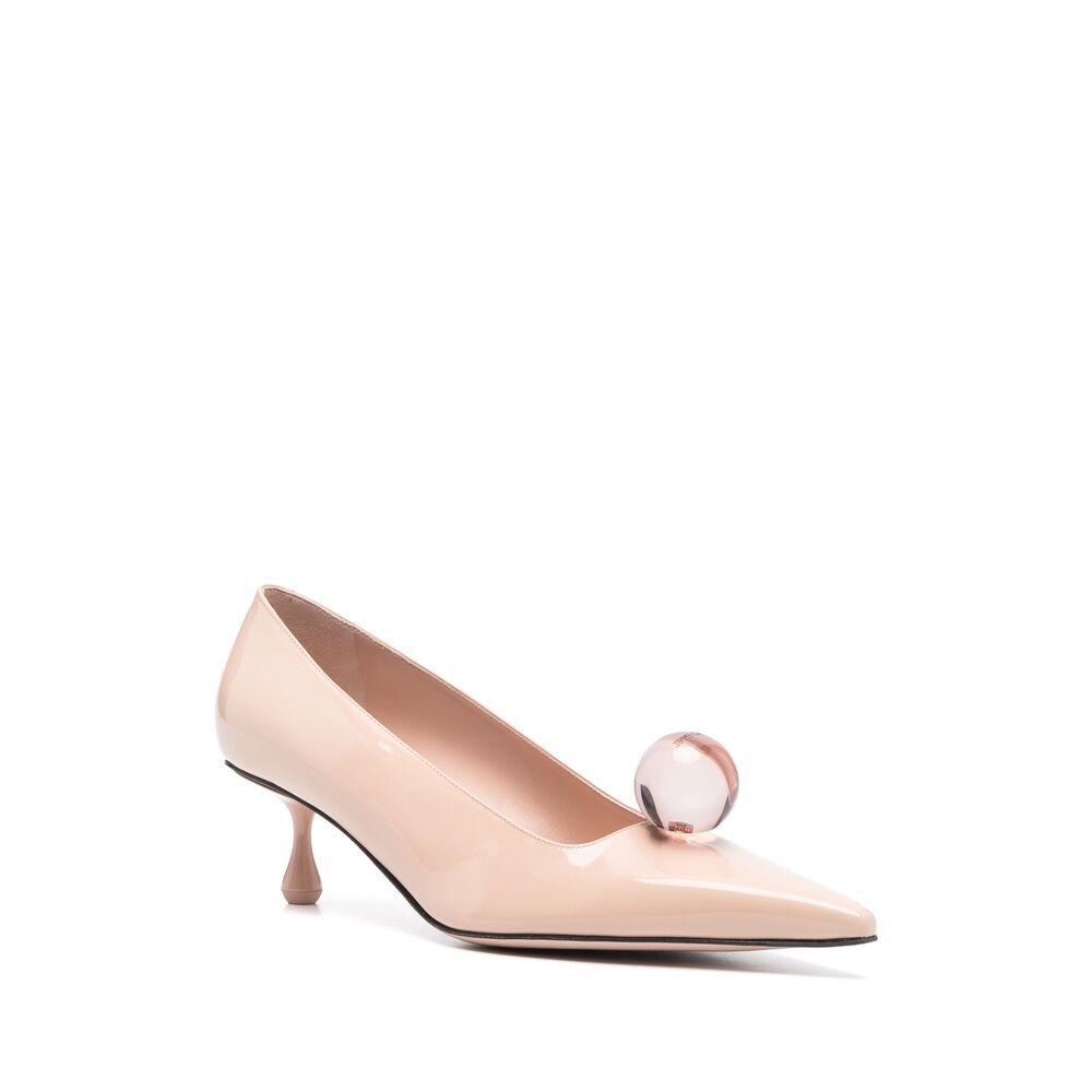 Jimmy Choo 50mm Orb Pumps In Neutral