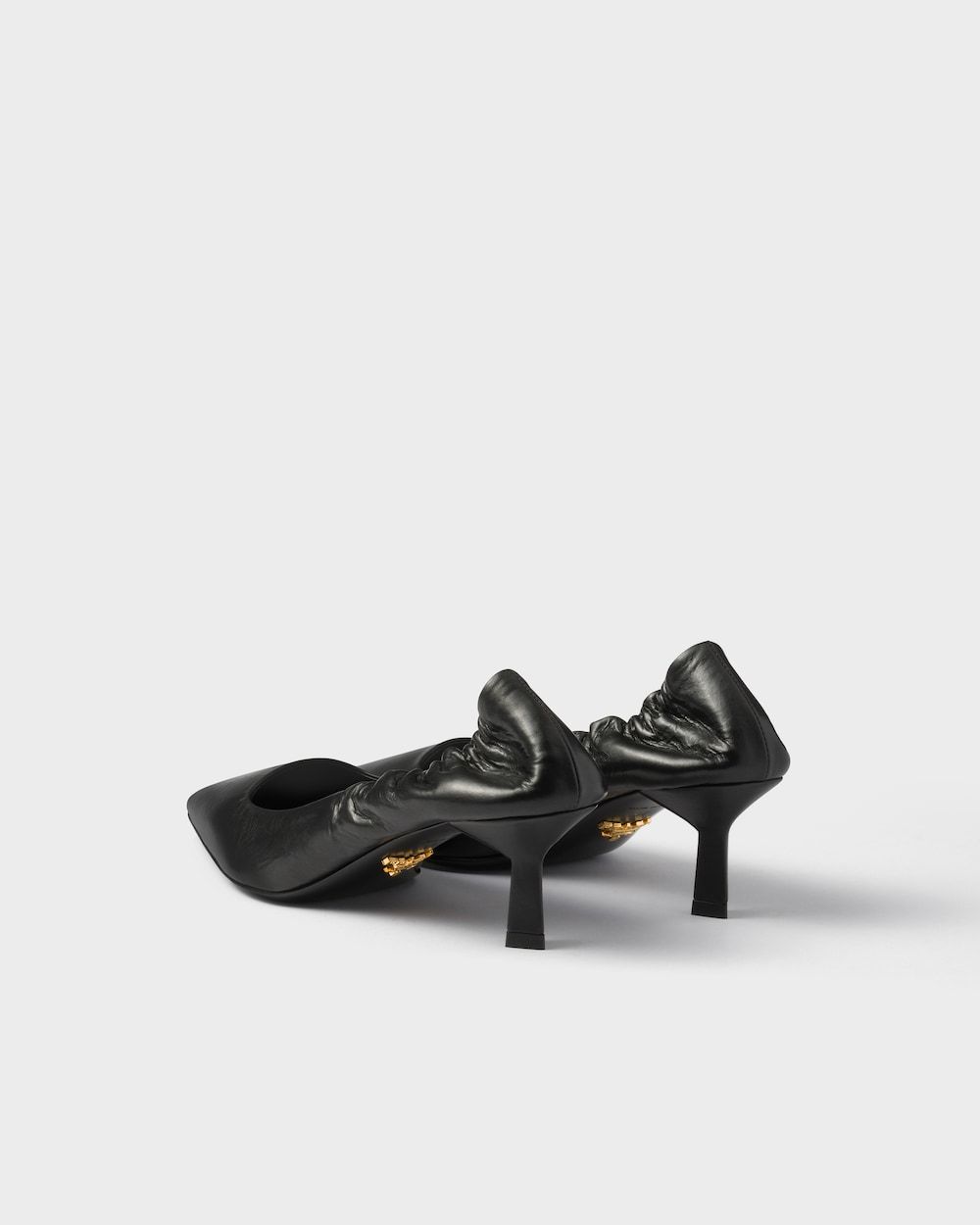 Prada With Heel Black In Black