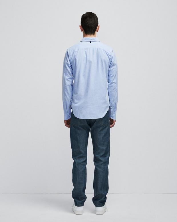 Rag & Bone Long-sleeved Shirt In Blue