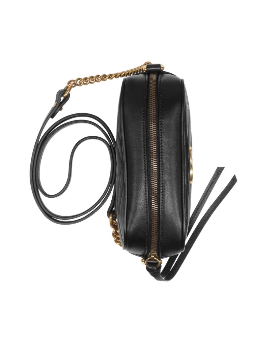 Gucci Gg Marmont Shoulder Bag In Black