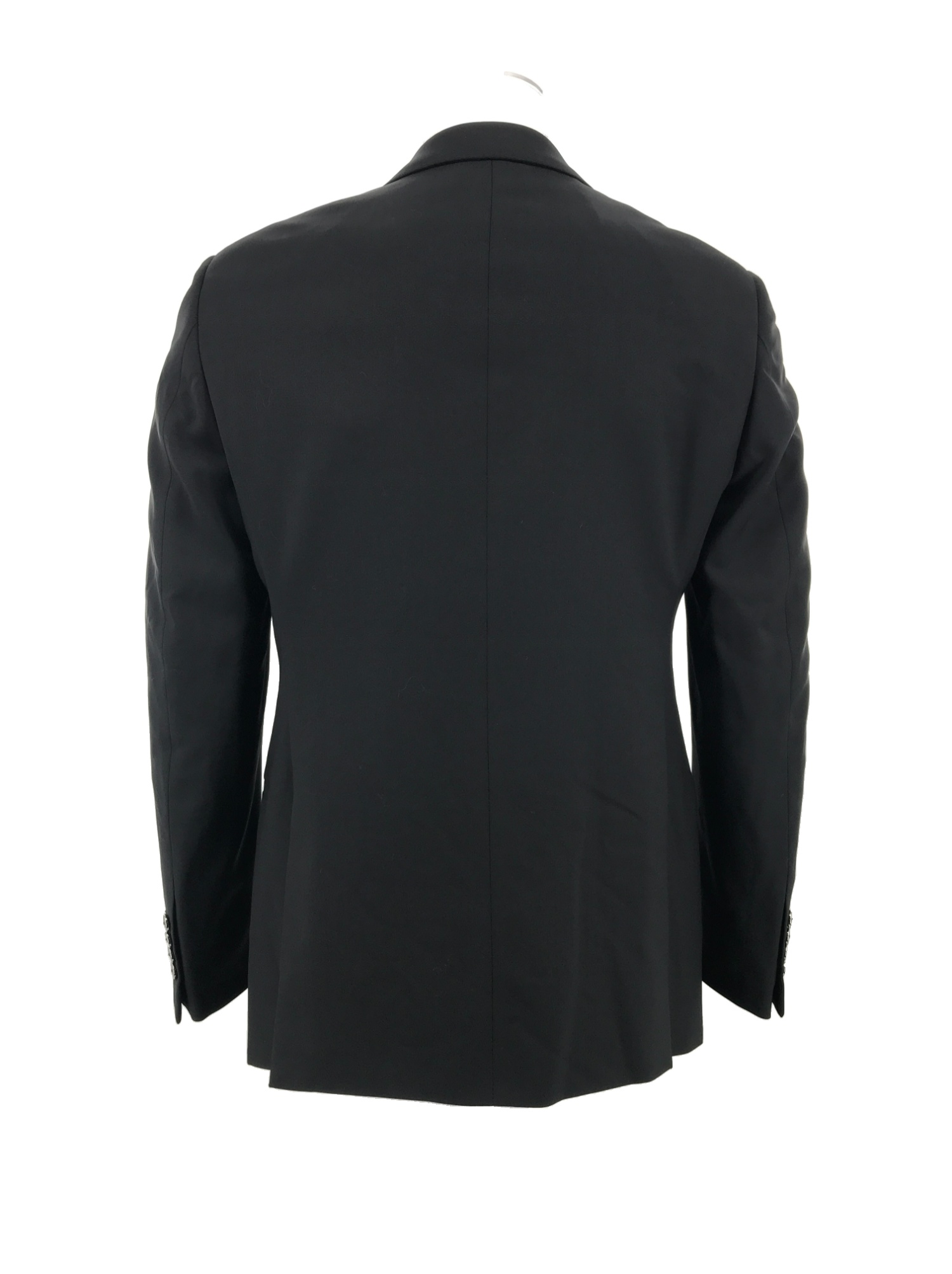 Armani Collezioni Long Sleeved Suit Jacket In Black