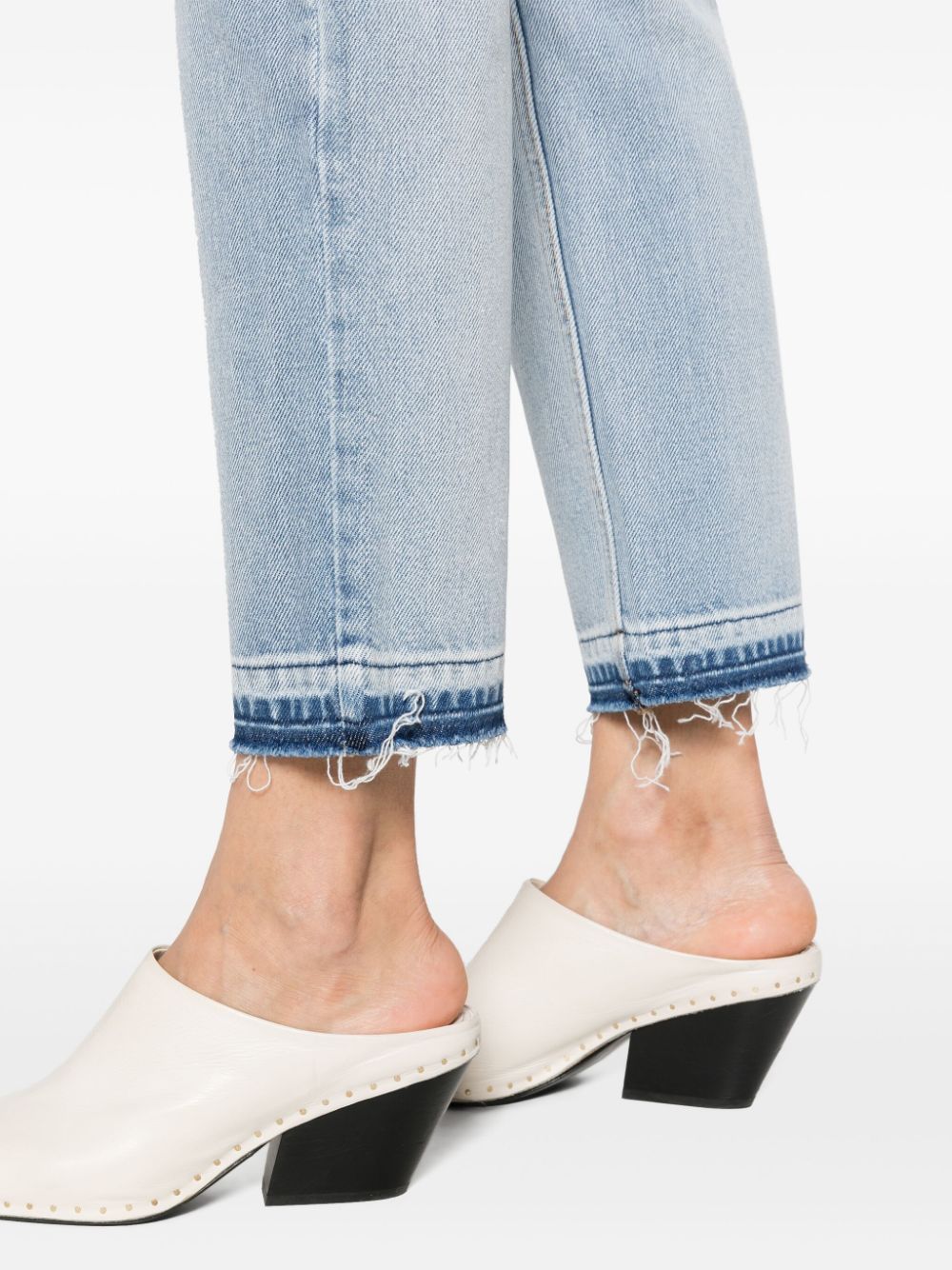 Isabel Marant Jemina Slim-fit Cropped Jeans In Blue