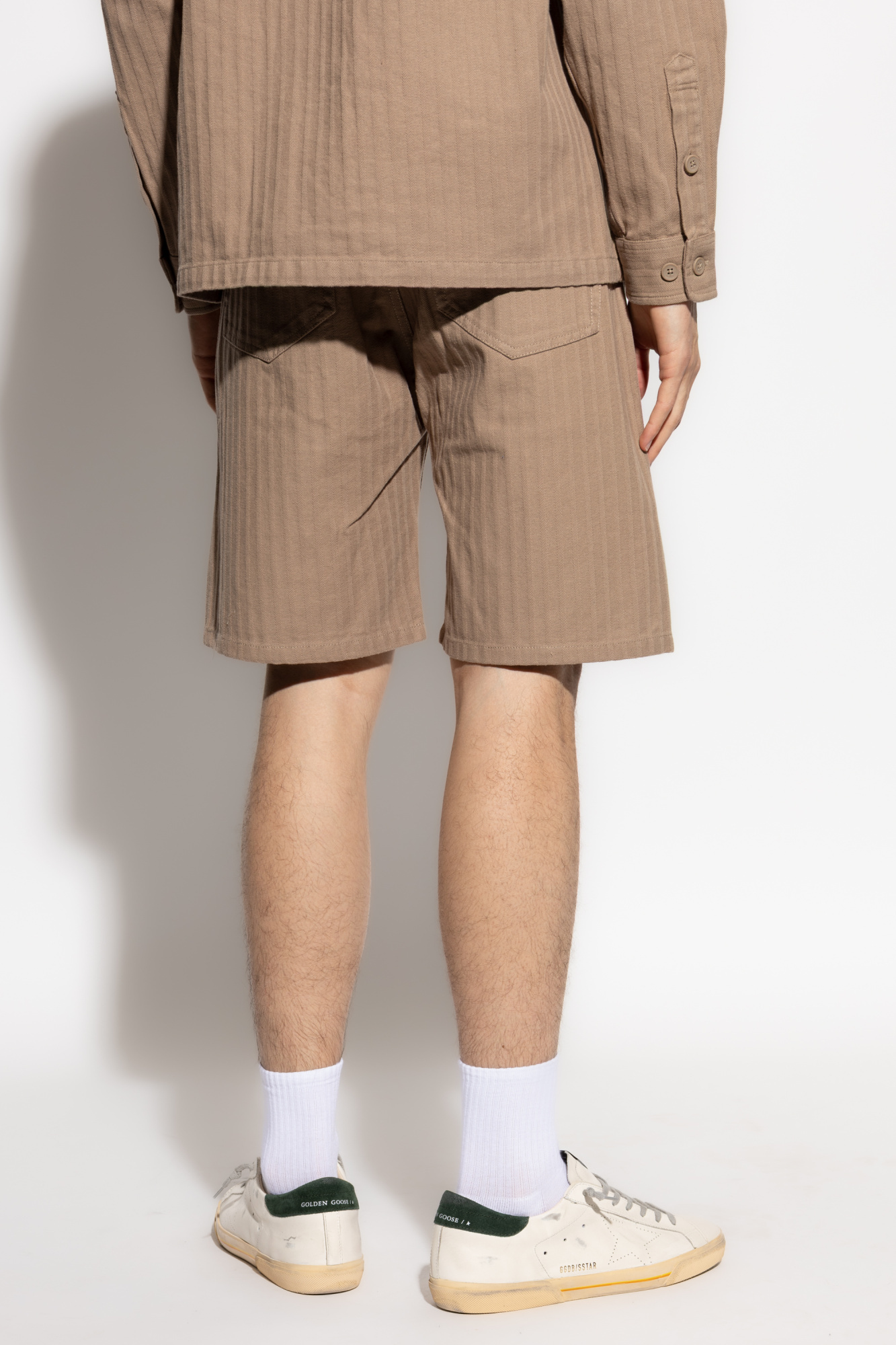 Samsoe & Samsoe Saeddie Striped Shorts