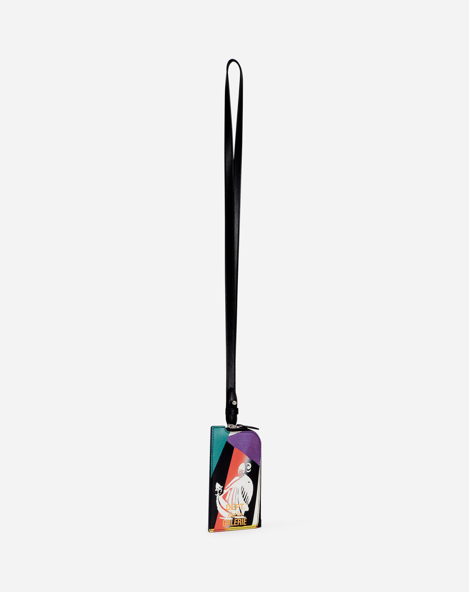 Lanvin X Gallery Dept. Card Holder Lanyard In Multicolor
