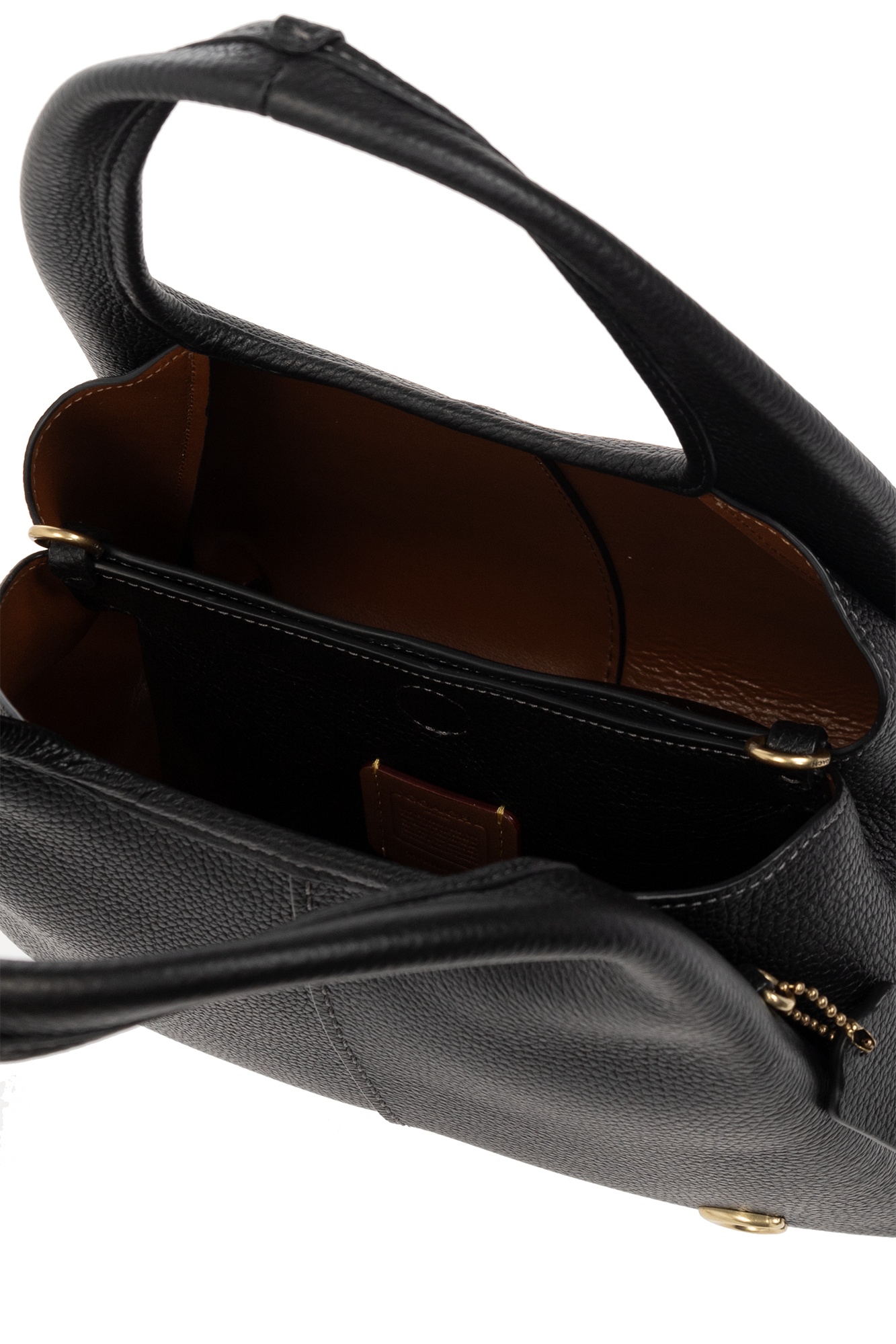 Coach Lana 25 Leather Crossbody Bag In Black