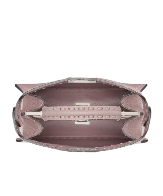 Fendi Peekaboo Iseeu Small Shoulder Bag In Nude
