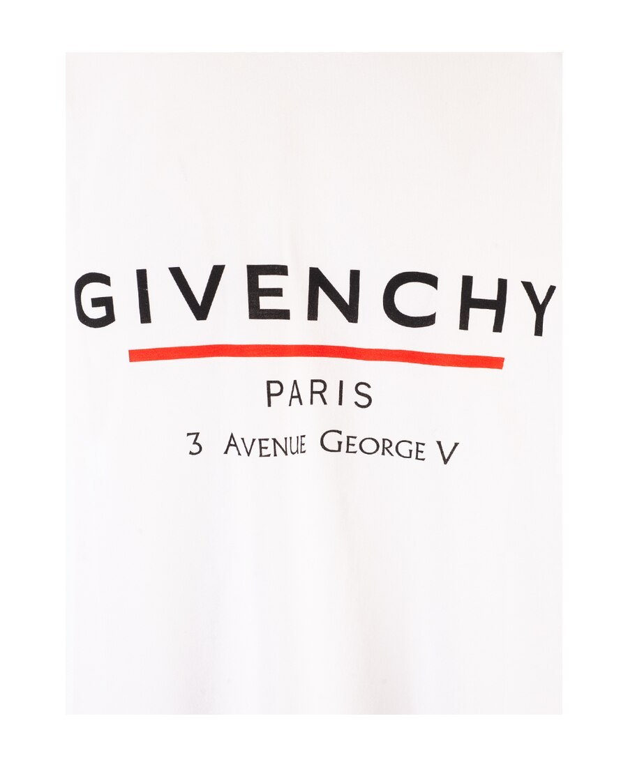 Givenchy Logo Print T-shirt In White