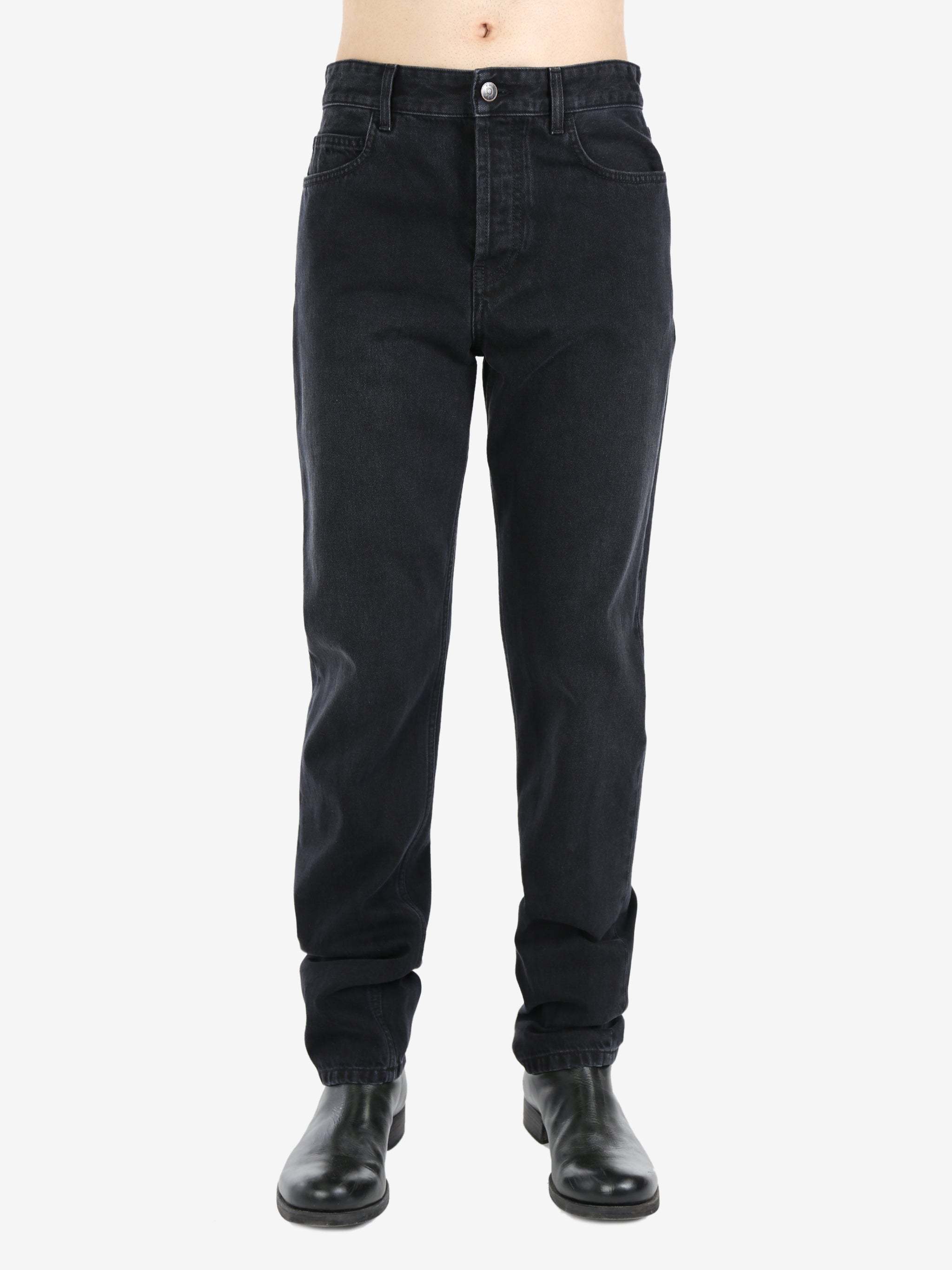 The Row Carlisle Slim-fit Jeans In Black