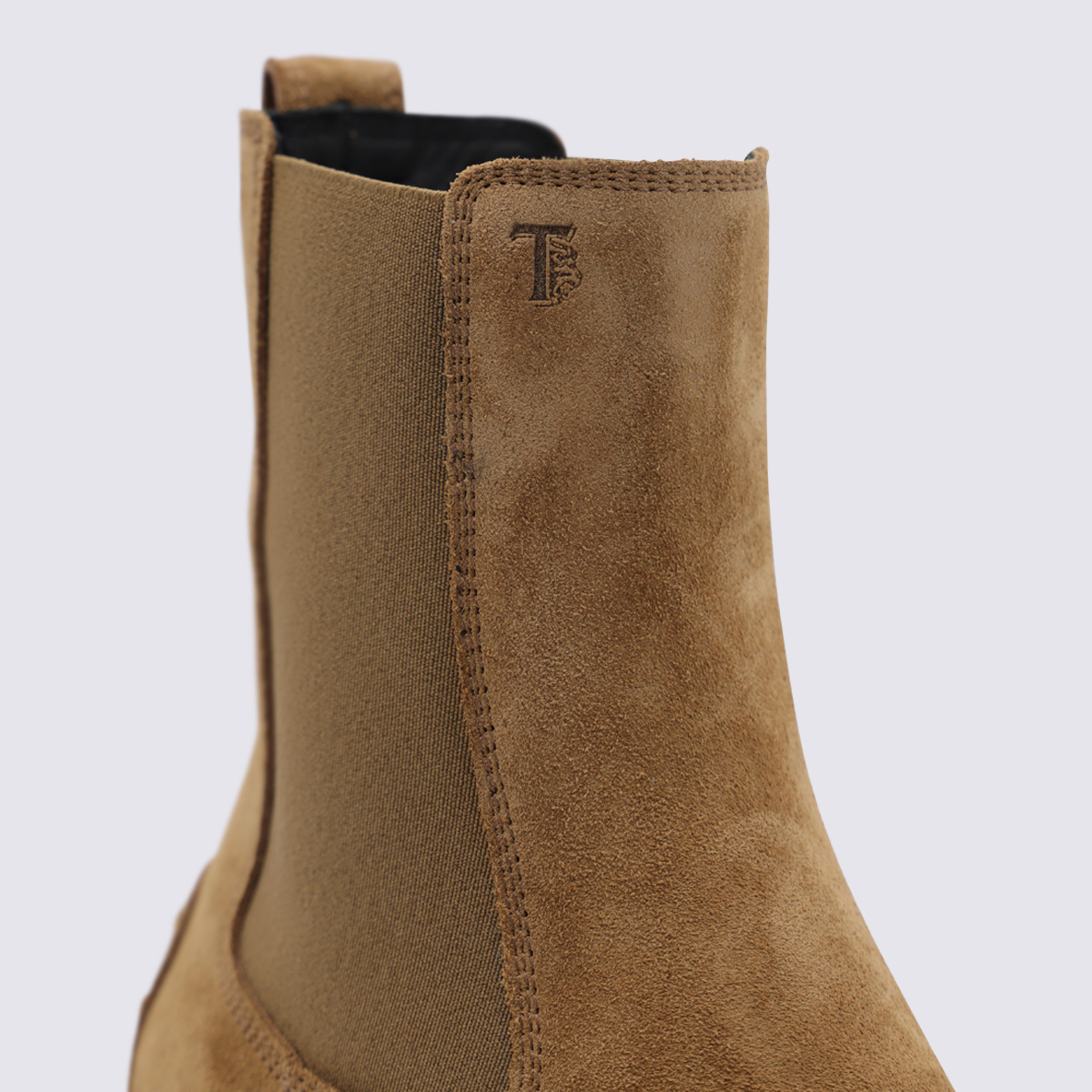Tod's Round Toe Slip On Boots In Multi