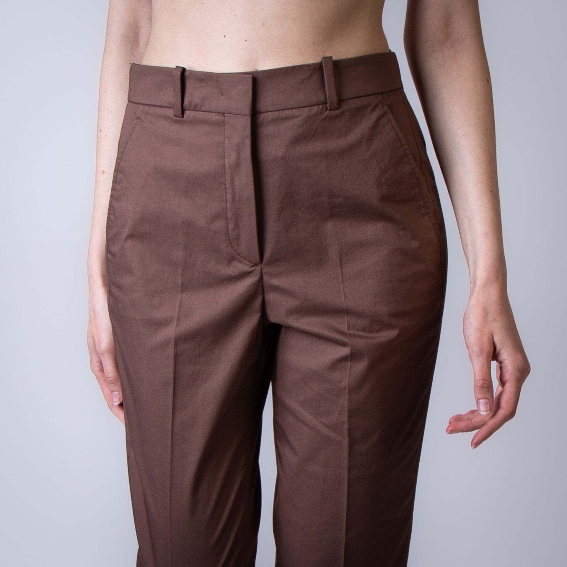 Incotex Belt Loops Trousers Featuring Pockets In Brown