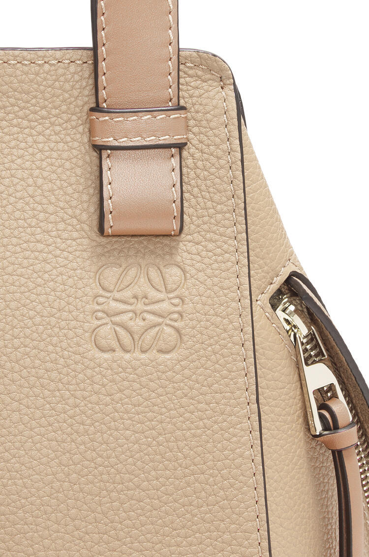 Loewe Hammock Grained Tote Bag In Nude