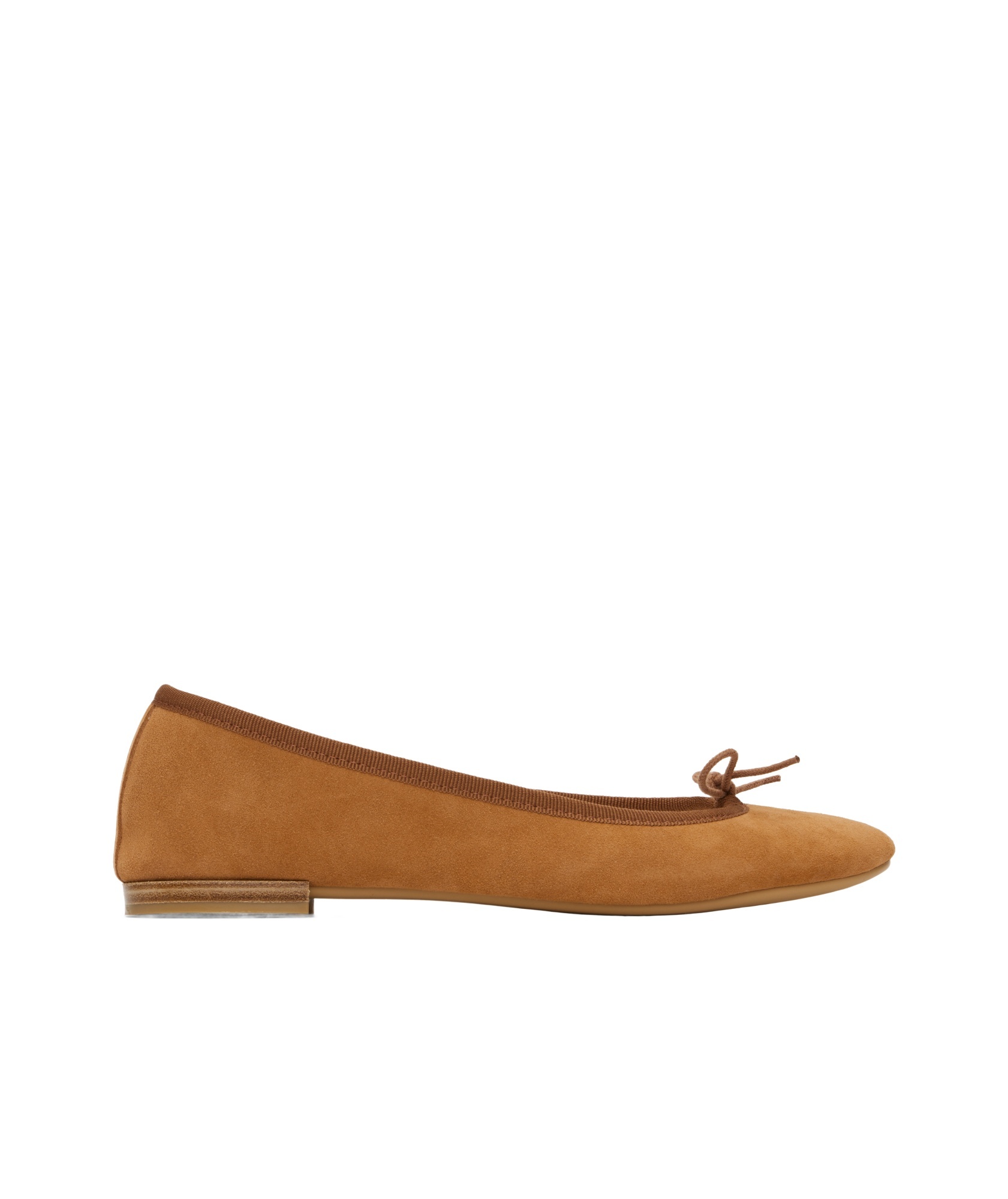Repetto Bow Ballet Shoes In Brown