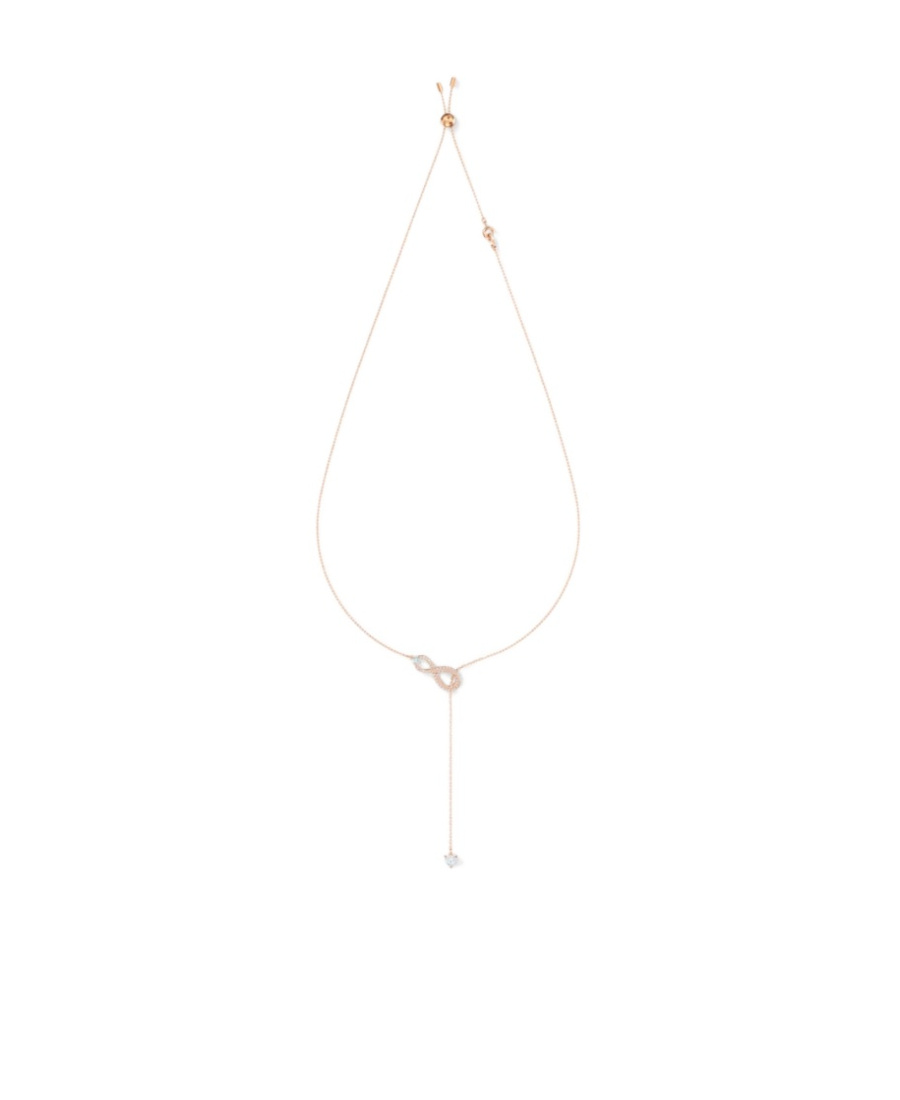 Swarovski Endless Symbol Necklace In Yellow