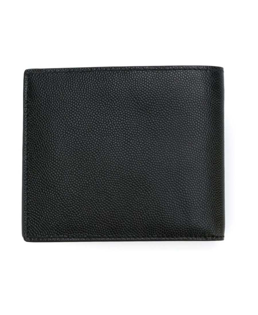 Saint Laurent Sl Classic Logo Wallet Blk In Black