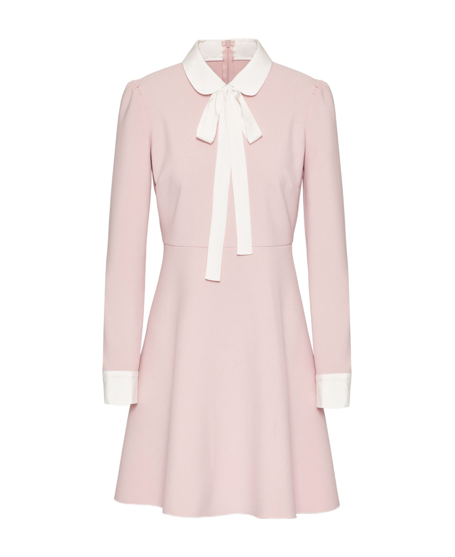 Red Valentino Cady Tech Dress In Pink