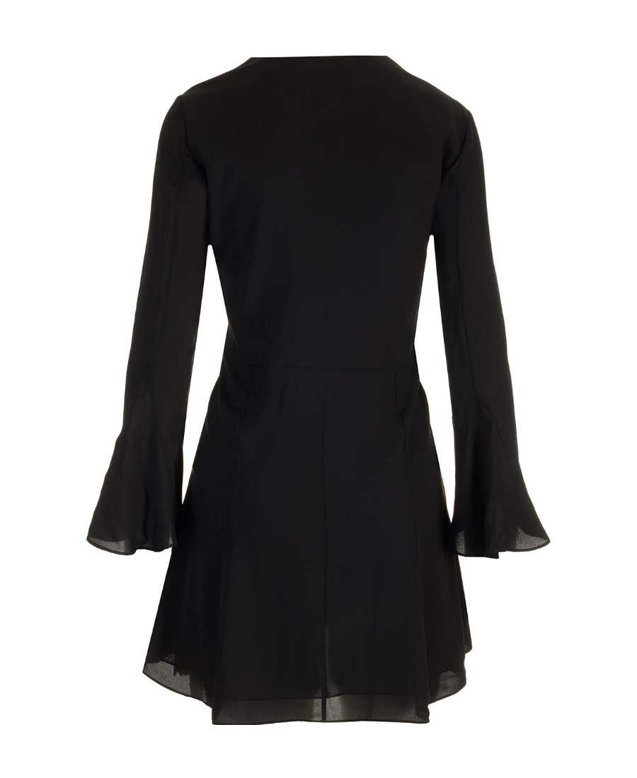 Celine Long Sleeved Dress In Black