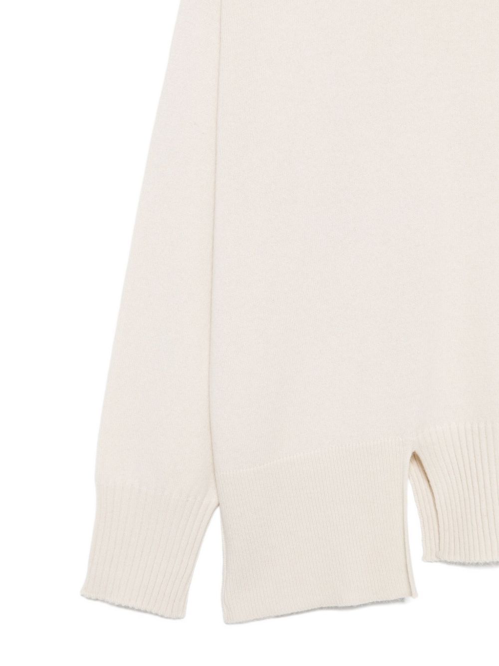 Antonelli Turtleneck Long-sleeved Sweater In White