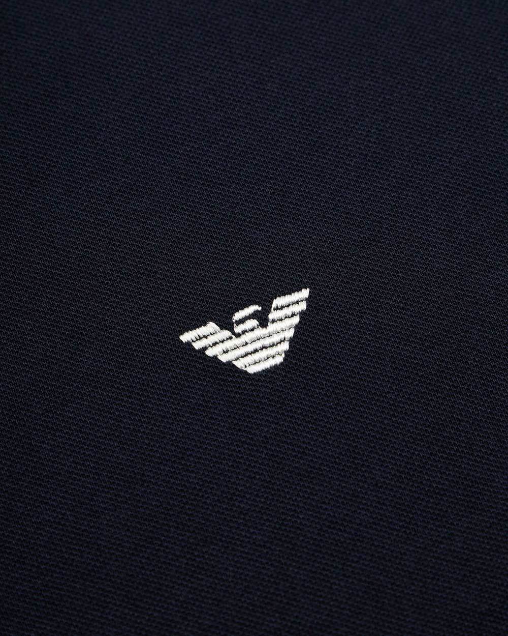 EMPORIO ARMANI LOGO EMBROIDERED POLO SHIRT