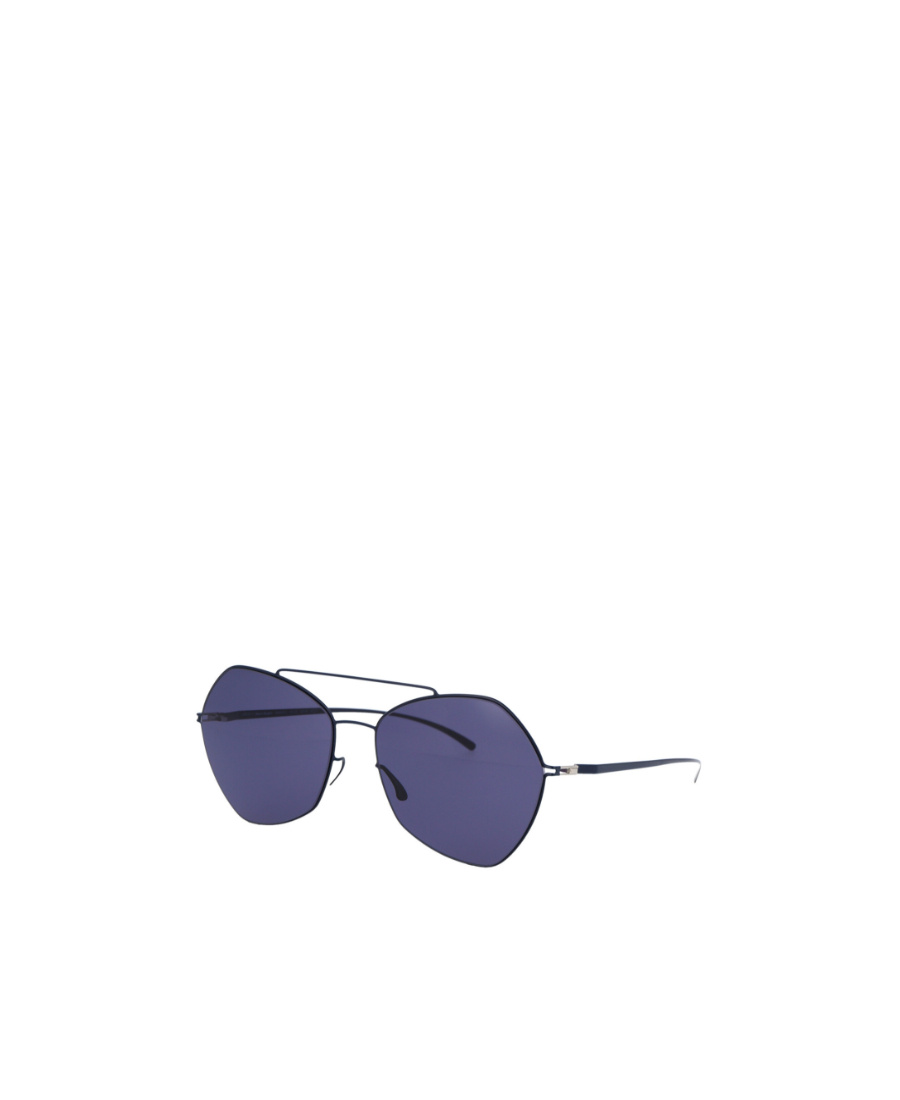 Mykita Round-frame Tinted Glasses In Blue