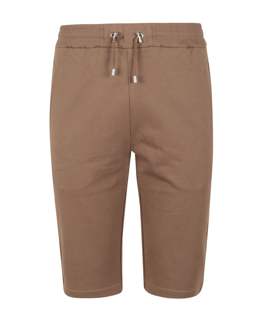Balmain Drawstring-fasting Bermuda Shorts In Brown