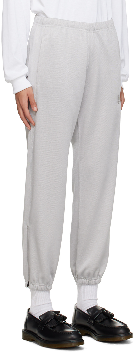 Needle & Thread Elastic Zipper Sweatpants In White