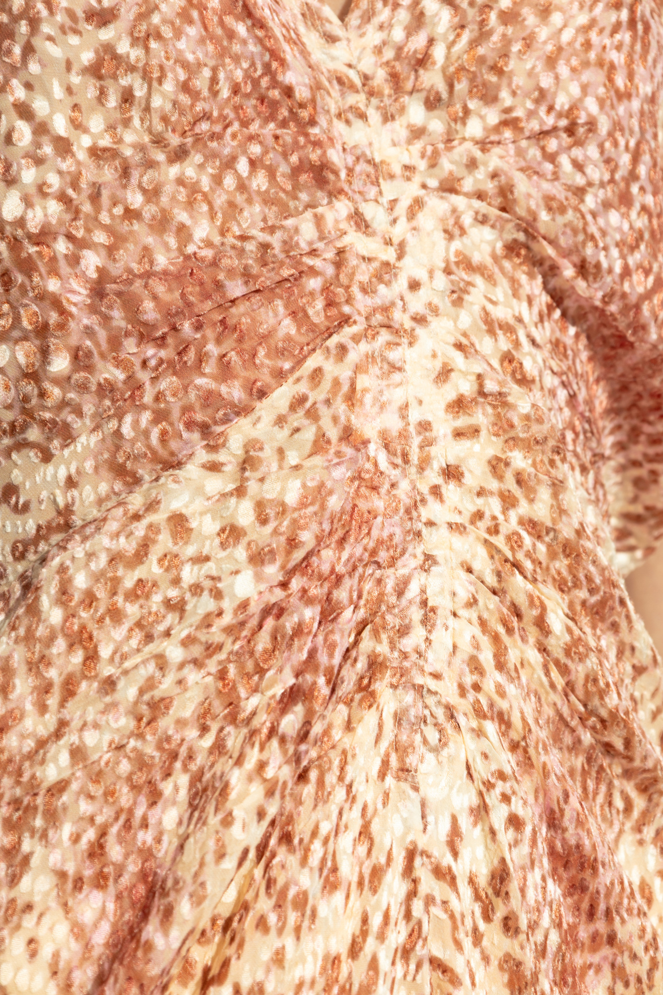 Isabel Marant V-neck Dress In Nude