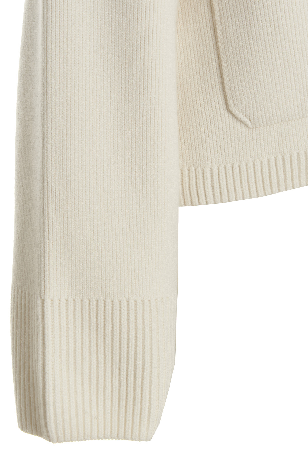Khaite V-neck Cashmere Sweater In White