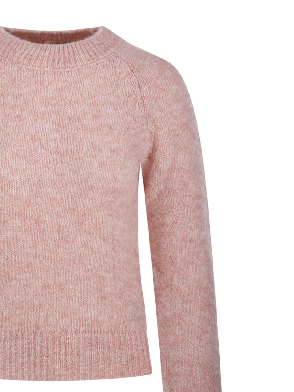 Dries Van Noten Light Pink Crew Neck Sweater In Pink